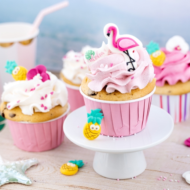 BackDecor 8 Aloha Flamingos aus Zucker 