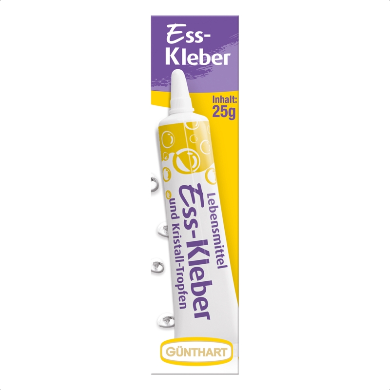 BackDecor Essbarer Kleber aus Zucker, 25 g 