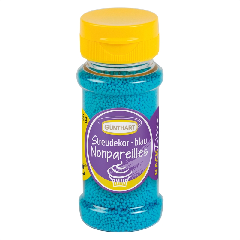 BackDecor Streudekor Nonpareilles blau, 85g 