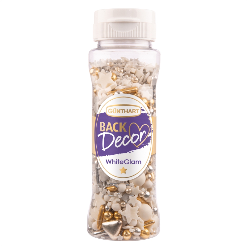 BackDecor Premium Streuselmix White Glam, 100 g 