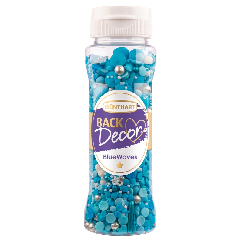 BackDecor Premium Streuselmix Blue Waves, 110 g 