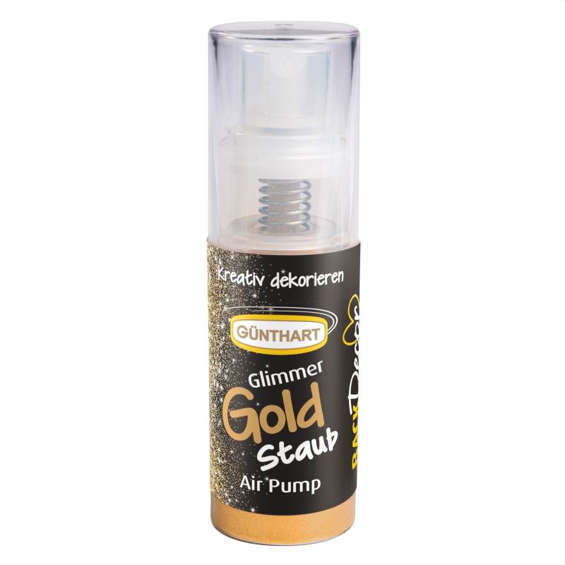 BackDecor Pumpspray Glimmer Gold Staub, 10 g 