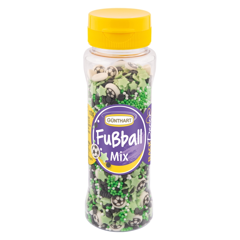 BackDecor 115 gr Fußball Streusel aus Zucker 