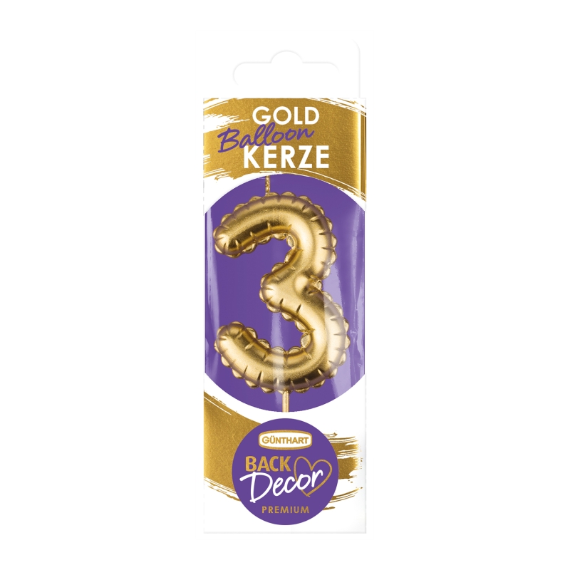 BackDecor Premium Kerze 3 