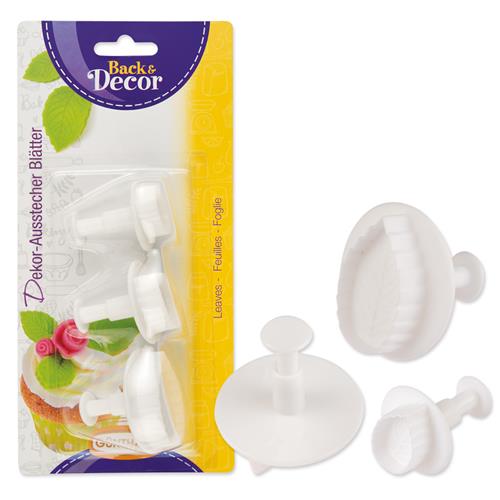 BackDecor Fondant Ausstecher Blätter 