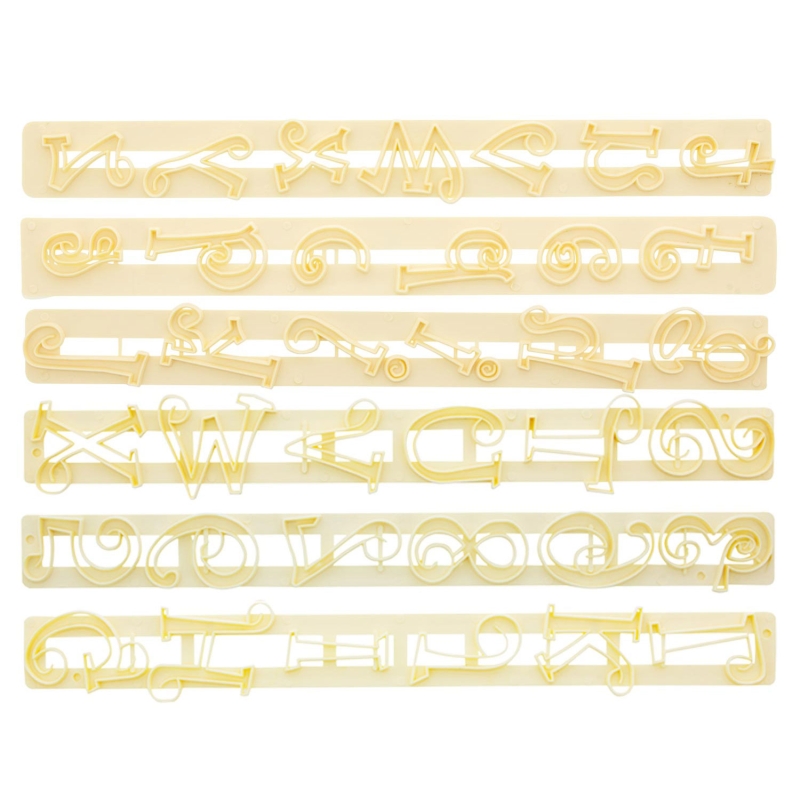 FMM Komplettes Buchstaben und Nummern Set Funky, Fmm 