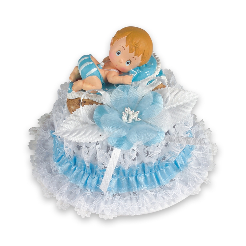 Poly Taufaufsatz, Baby blau 