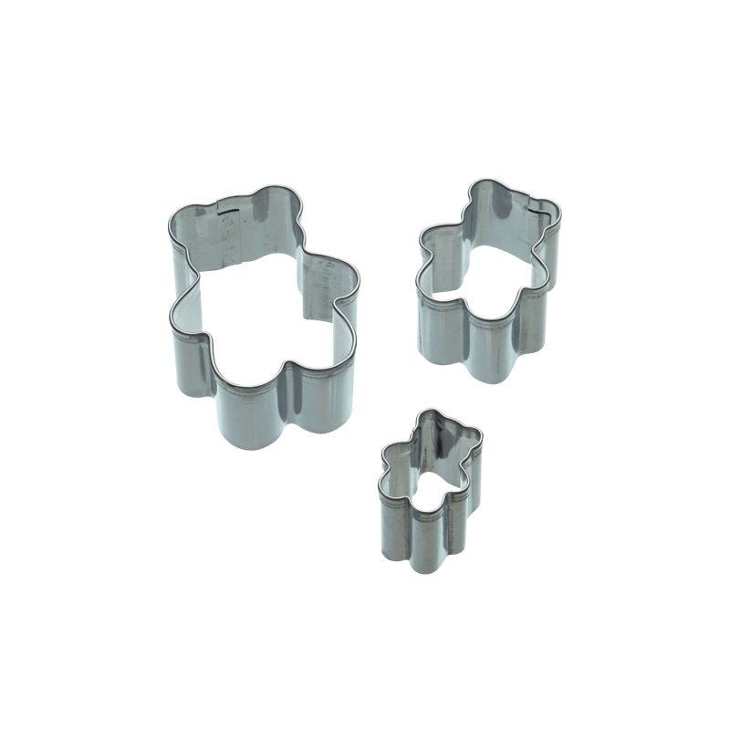 3 Fondant Ausstecher Bären 