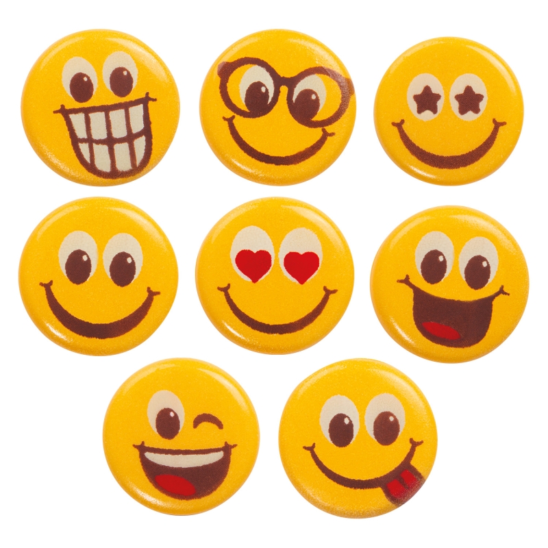 Günthart 240 Happy Faces aus weißer Schokolade 