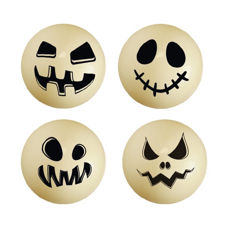 40 Stück Halloween Kugeln 3D, weiße Schokolade, in verschiedenen Motiven 