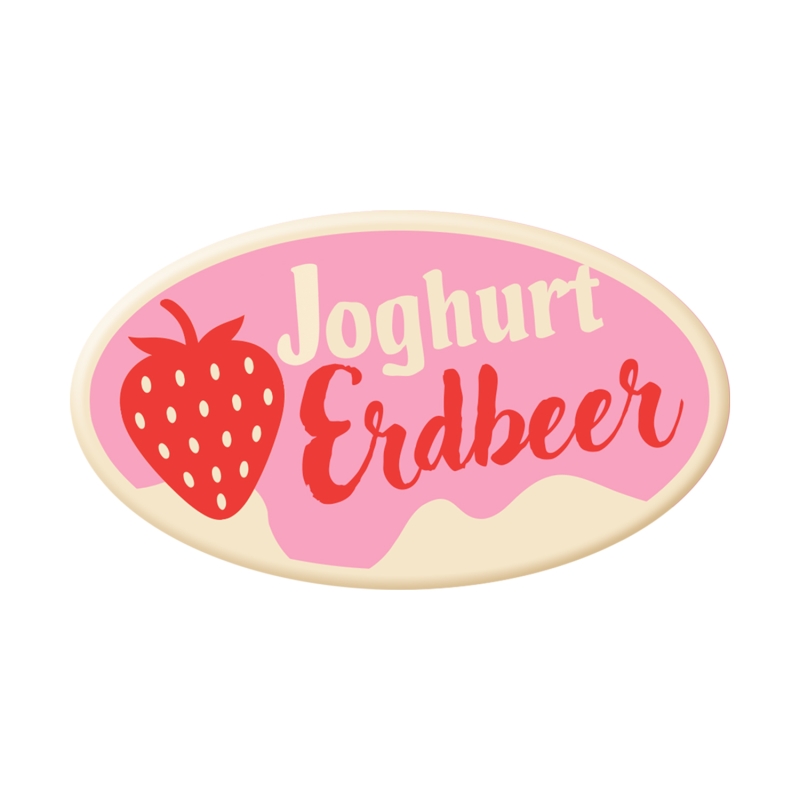 Günthart 144 Stück Spezialitäten Dekor Erdbeer Joghurt weiße Schokolade für Torten Desserts Gebäck und Pralinen Dekoration aus Schokolade 