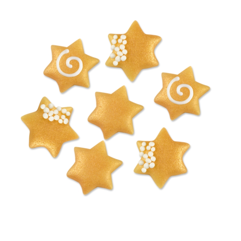 160 Sterne aus Marzipan, klein 