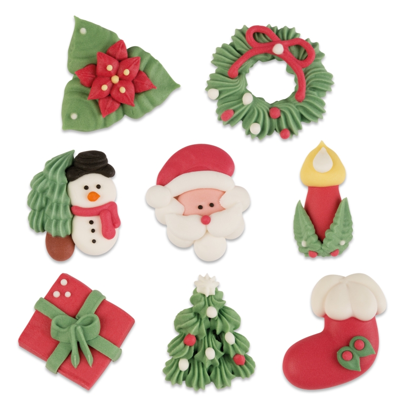 48 Zucker- Weihnachts- Set, gross 