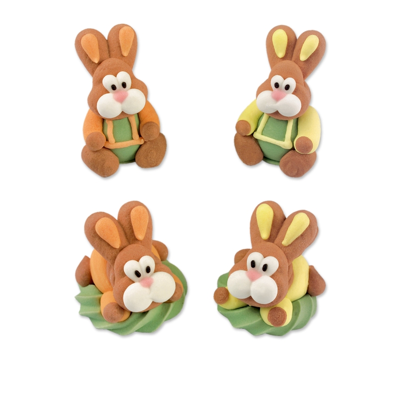 48 Zucker- Osterhasen, sitzend 