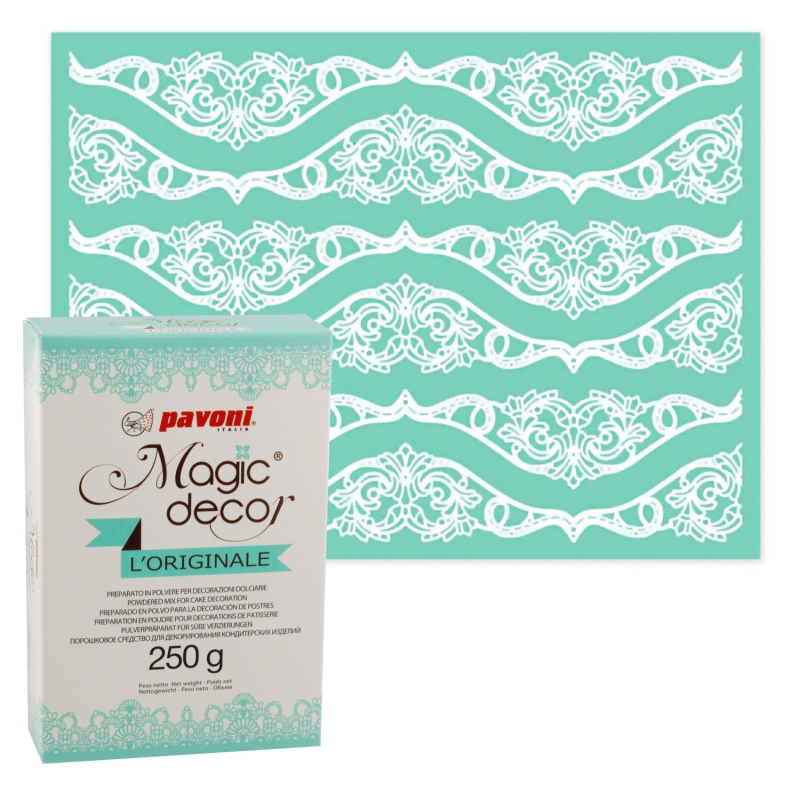 Magic Decor Matte Bordüre + Magic Decor Pulver 250g 