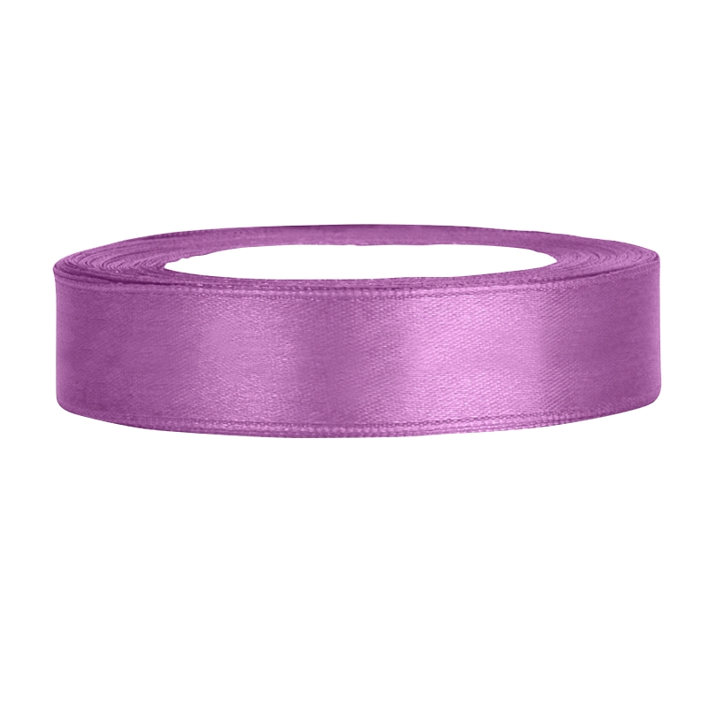 Satinband lavendel B:12mm, L:25m 