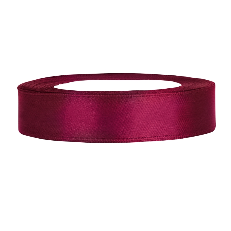 Satinband fuchsia B:12mm, L:25m 