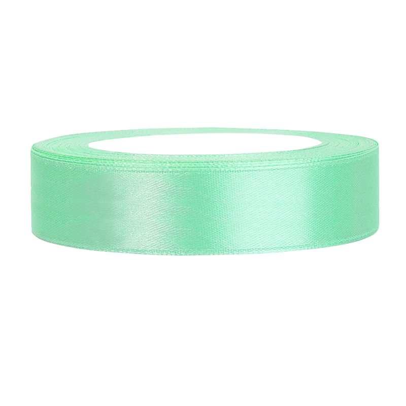 Satinband mintgrün B:12mm, L:25 m 