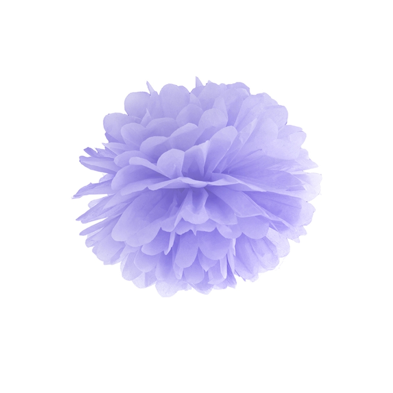 Pompom flieder aus Seidenpapier, Ø 35cm 