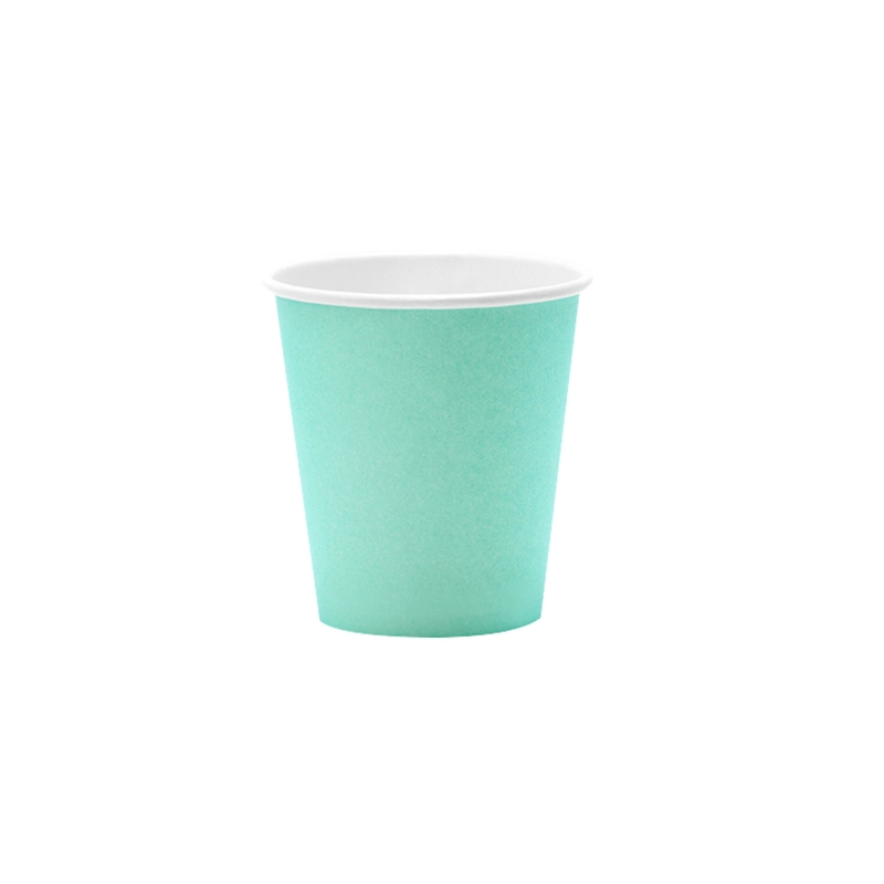 6 Pappbecher, mintgrün 