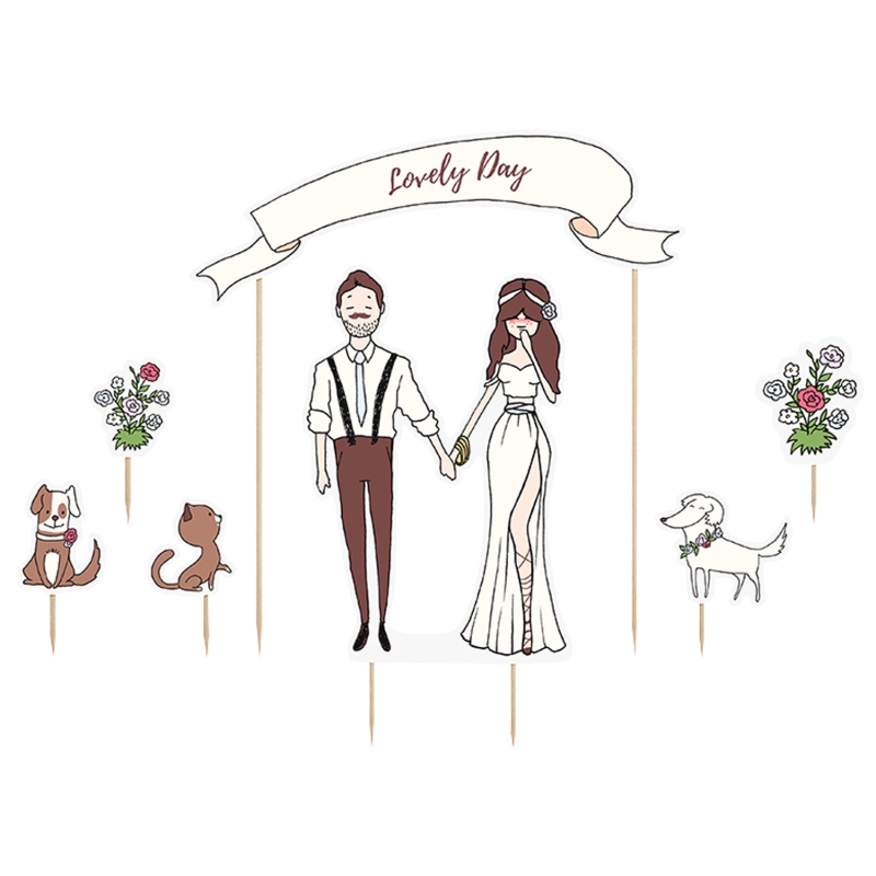 Cake Topper Lovely Day/ Schöner Tag 