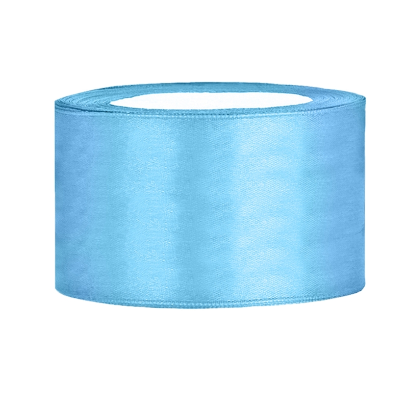 Satinband hellblau B:38mm, L:25m 
