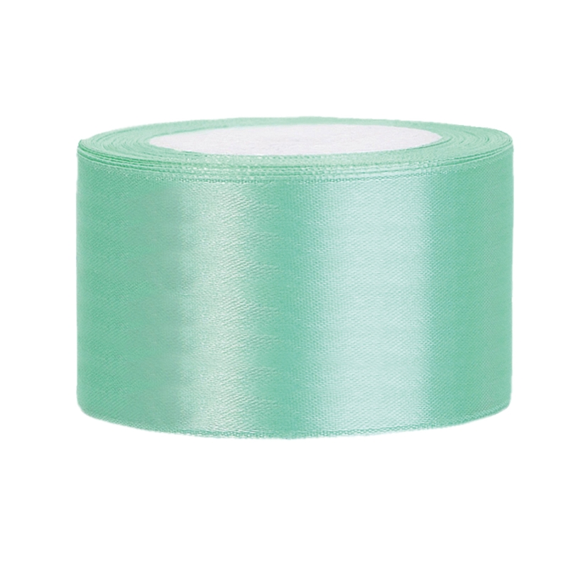 Satinband mintgrün B:38mm, L:25m 