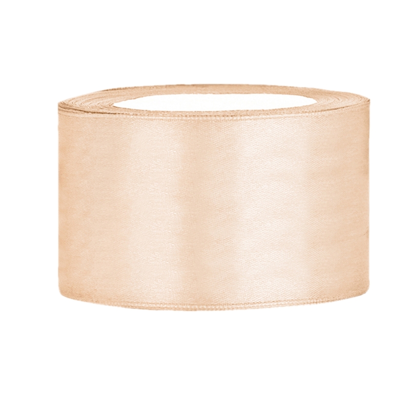 Satinband creme B:38mm, L:25m 
