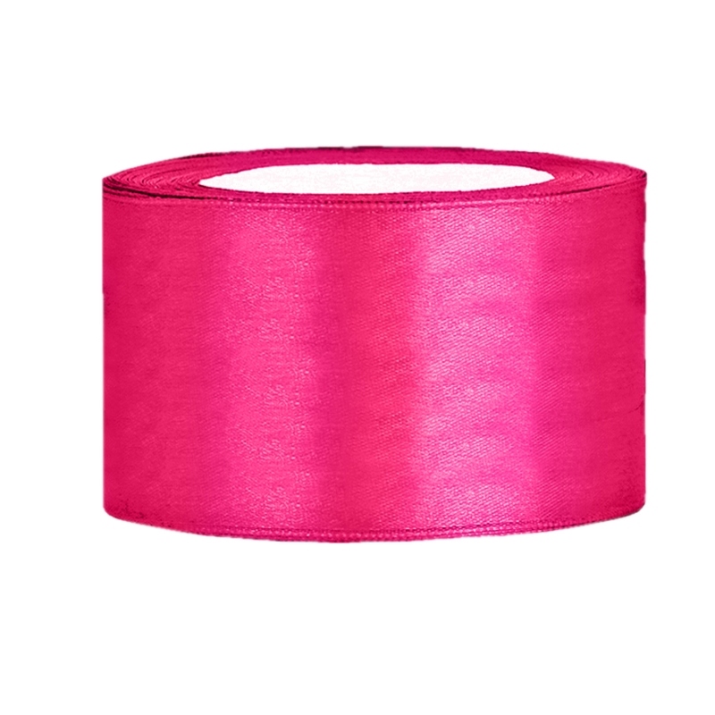 Satinband pink B:38mm, L:25m 