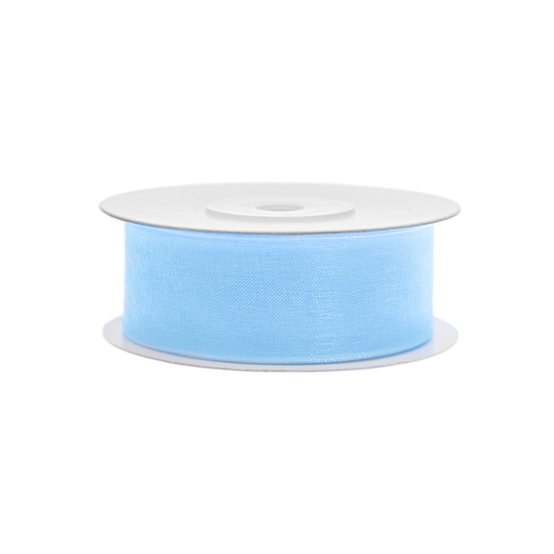 Chiffonband, hellblau 