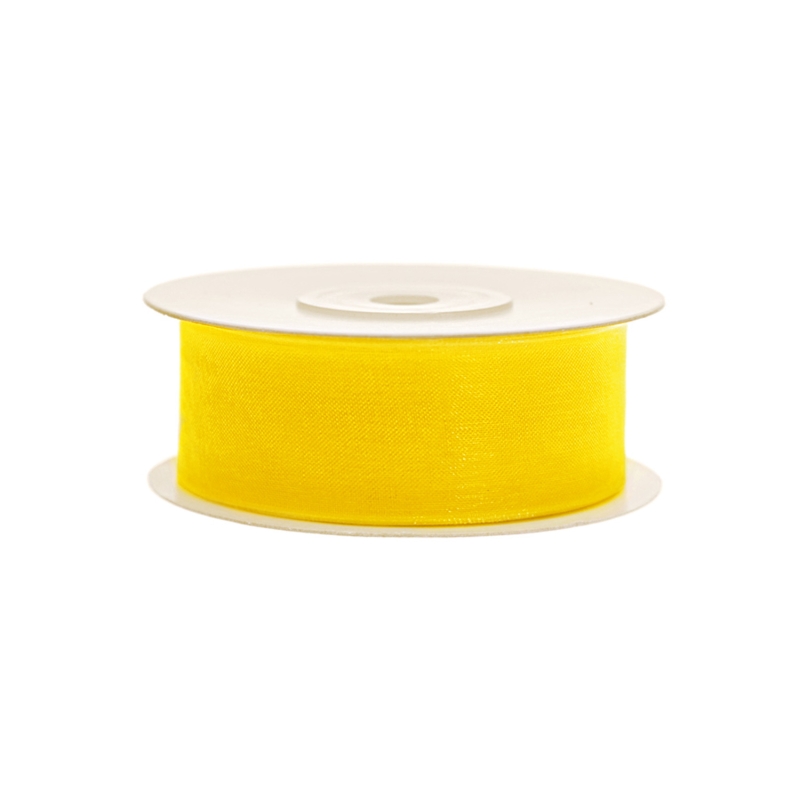 Chiffonband, gelb 