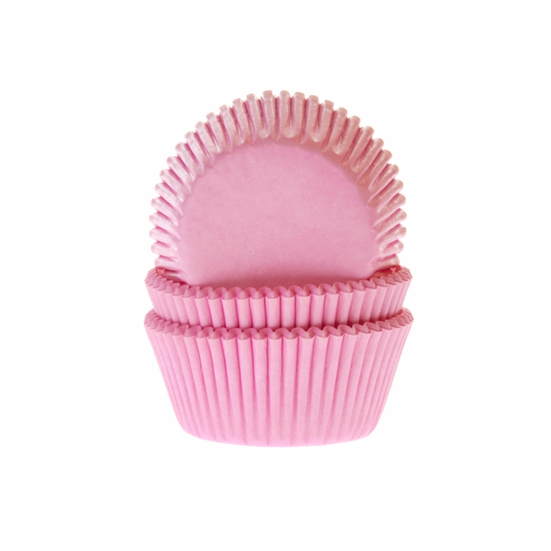 50 Muffinförmchen, rosa 