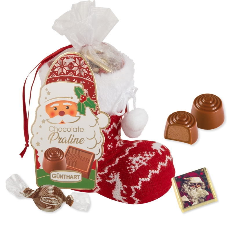 Günthart Nikolaus Stiefel mit Pralinenmischung 