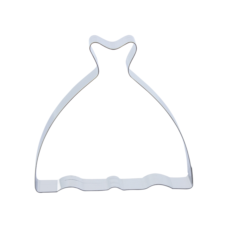1 Keksausstecher Hochzeitskleid / Ballkleid 