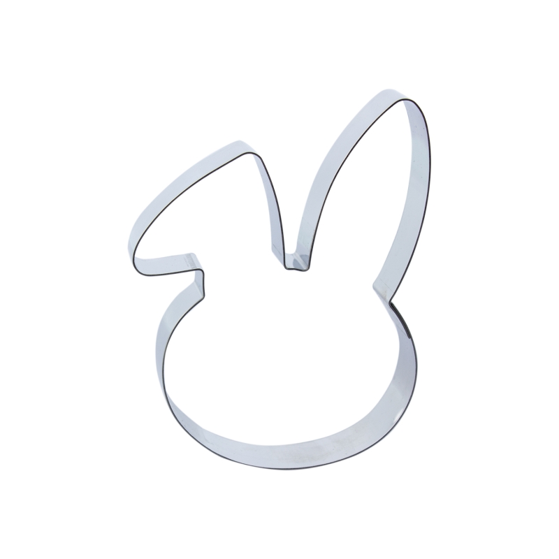 1 Keks - Ausstecher Hase mit geknicktem Ohr 