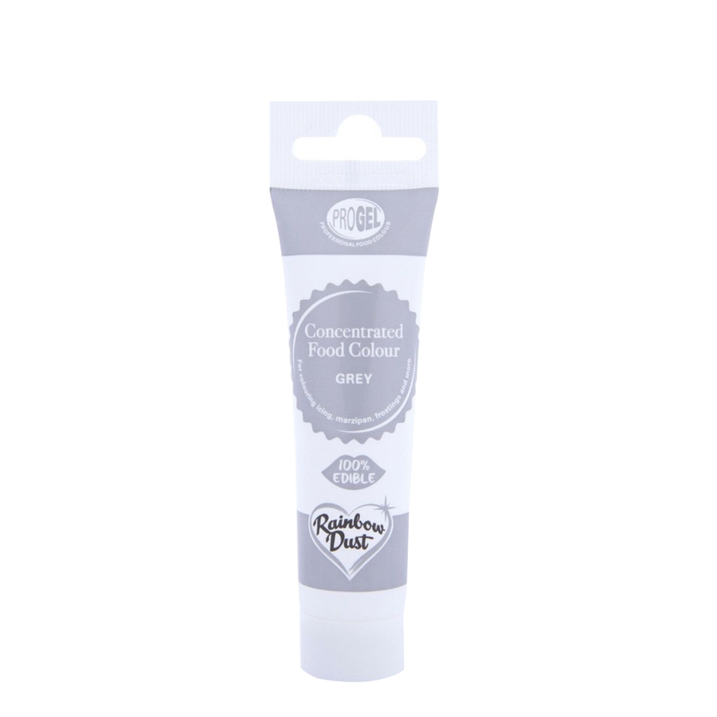 Lebensmittelfarbe Gel - Grau 