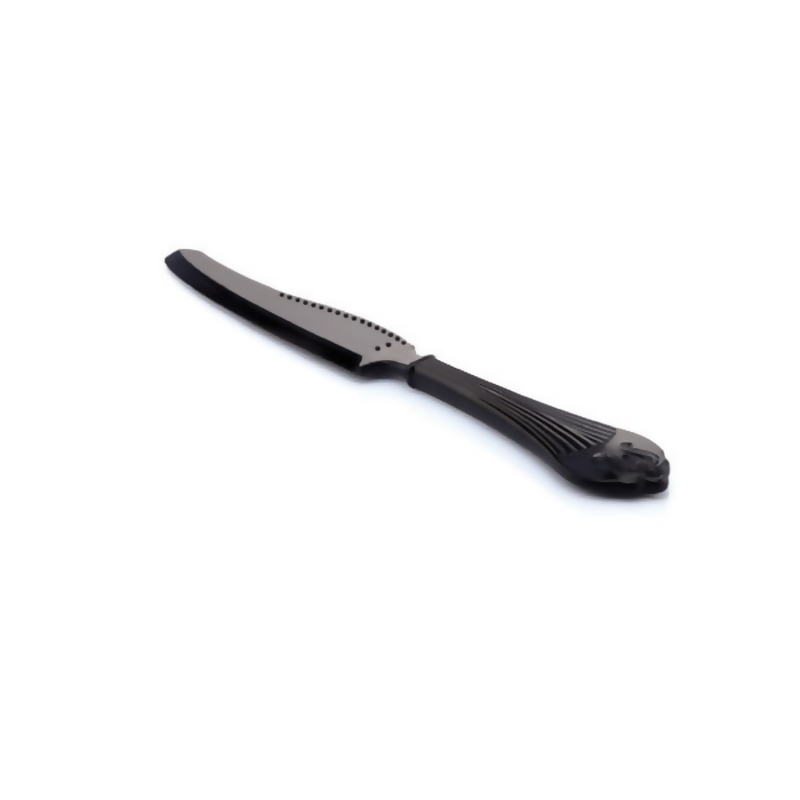 1 Kuchenmesser, schwarz 