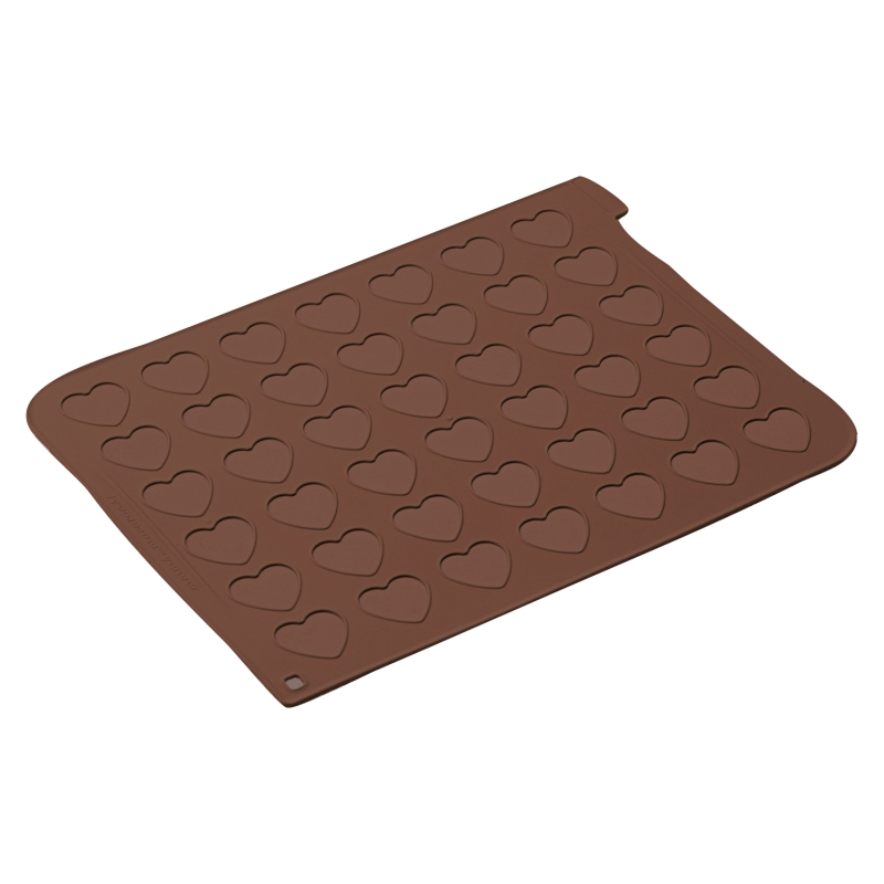 Silikonmatte für herzförmige Macarons 