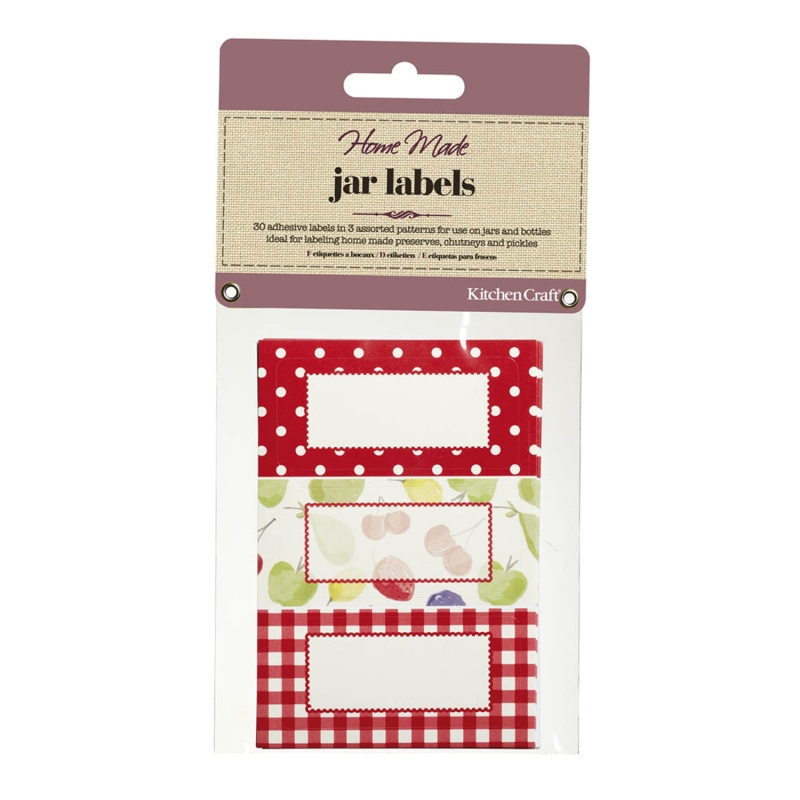 30 Etiketten, rot 