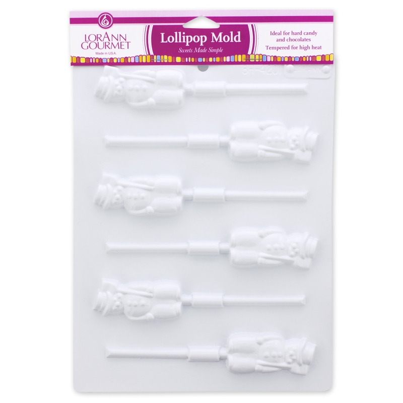 Schneemann Lollipop Form 