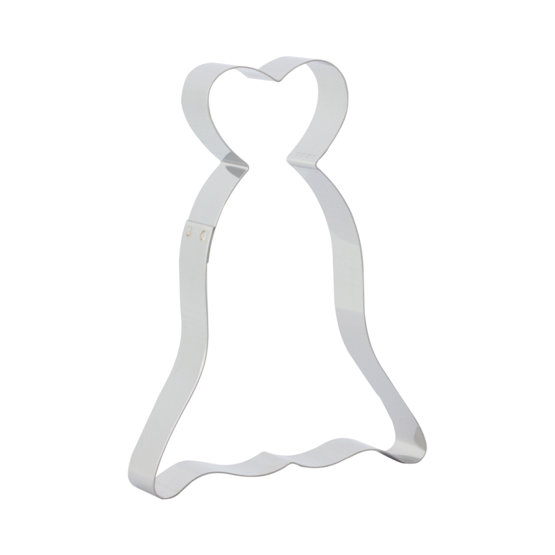 1 Keksausstecher Kleid mit Herzausschnitt 