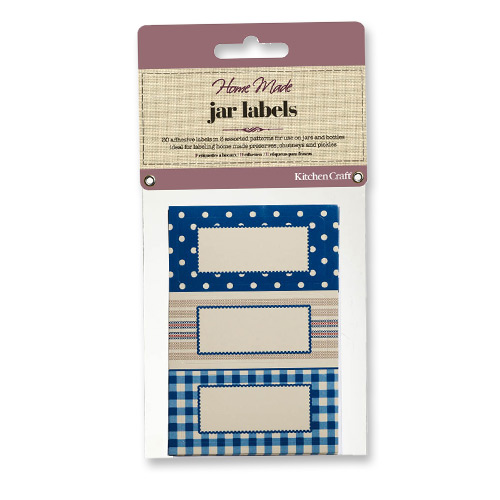30 Etiketten, blau 