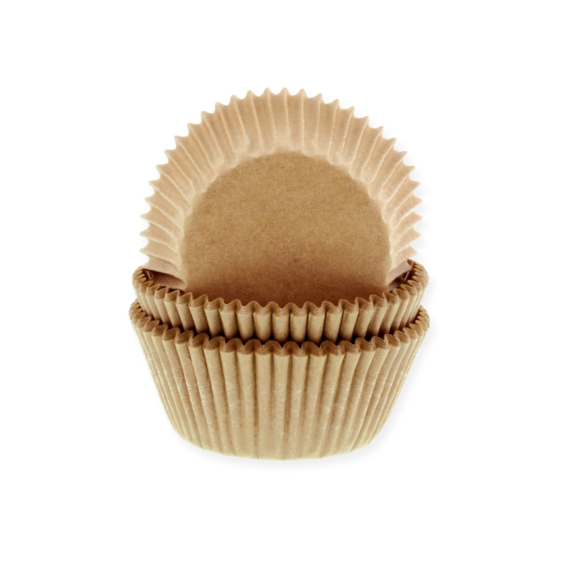 50 Muffinförmchen Natur (ungebleicht) 