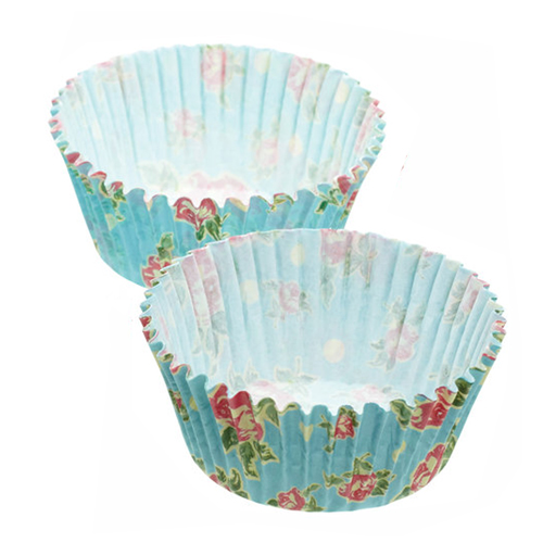 60 Muffinförmchen, Blümchen 