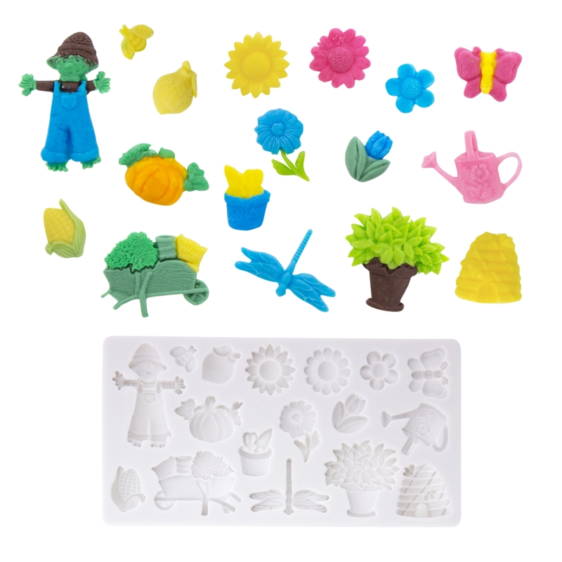 Garten | Fondantform aus Silikon 